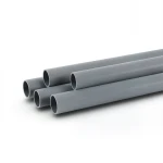 انابيب بلاستيك UPVC كهربائية EPC 80 مقاس 1 1/2 إنش سماكة 5.69 ملم لون رمادي