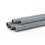 انابيب بلاستيك UPVC كهربائية EPC 80 مقاس 4 إنش سماكة 9.58 ملم لون رمادي
