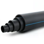 مواسير بلاستيك HDPE ضغط 16 بار PE 80 قطر خارجي 280 مم SDR 9 لون أسود