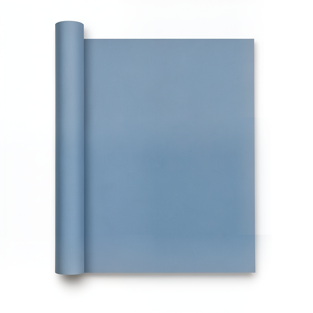 Plain Wallpaper Blue Color 10m x 0.53m, Model 221438