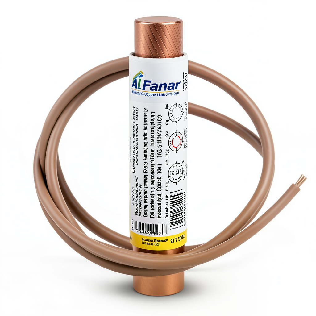 Flexible Copper Electric Wire 150 sq mm 450/750V, 0.50mm Diameter Copper Conductor, Heat Resistant PVC Insulation | Al Fanar