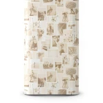 Youthful Wallpaper Beige Color, 0.53 m x 10 m, Model 18281