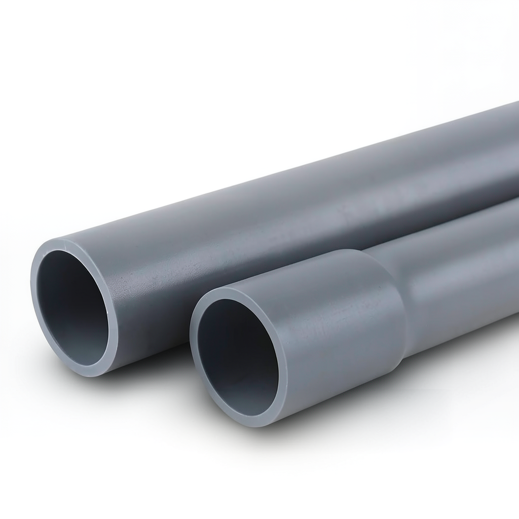 UPVC Pipes Nominal Pressure 2 Bar Outside Diameter 630 mm Thickness 5 mm Gray