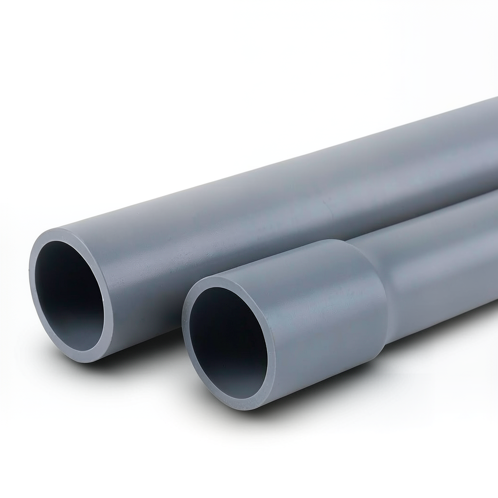 UPVC Pipes Nominal Pressure 2 Bar Outer Diameter 355 mm Thickness 2.9 mm Gray