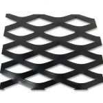 Hot Rolled Black Steel Expanded Metal Mesh Thickness 6 mm Width 1.22 m Length 5 m