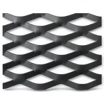 Hot Rolled Black Steel Expanded Metal Mesh Thickness 6 mm Width 1.22 m Length 5 m
