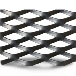 Hot Rolled Black Steel Expanded Metal Mesh Thickness 6 mm Width 1.22 m Length 6 m