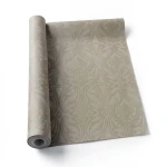 Italian Wallpaper Dark Beige Color Classic Design, Size 10m x 1.06m