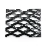 Hot Rolled Black Steel Expanded Metal Mesh Thickness 6 mm Width 1.22 m Length 7 m