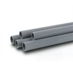انابيب بلاستيك UPVC كهربائية EPC 40 مقاس 3 إنش سمك 6.15 ملم لون رمادي