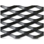 Hot Rolled Black Steel Expanded Metal Mesh Thickness 6 mm Width 1.22 m Length 7 m