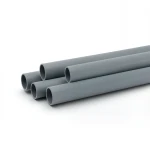 أنابيب بلاستيك UPVC كهربائية EPC 40 مقاس 5 إنش سماكة 7.347 مم لون رمادي