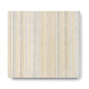Striped Wall Covering 10m x 1.06m Beige Color, Model 44425