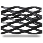 Hot Rolled Black Steel Expanded Metal Mesh Thickness 1.2 mm Width 2.44 m Length 2 m