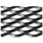 Hot Rolled Black Steel Expanded Metal Mesh Thickness 1.2 mm Width 2.44 m Length 3 m