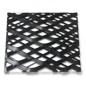 Hot Rolled Black Steel Expanded Metal Mesh Thickness 1.2 mm Width 2.44 m Length 4 m