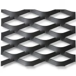 Hot Rolled Black Steel Expanded Metal Mesh Thickness 1.2 mm Width 2.44 m Length 5 m