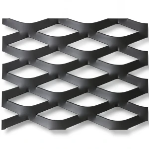 Hot Rolled Black Steel Expanded Metal Mesh Thickness 1.2 mm Width 2.44 m Length 5 m