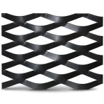 Hot Rolled Black Steel Expanded Metal Mesh Thickness 1.2 mm Width 2.44 m Length 6 m