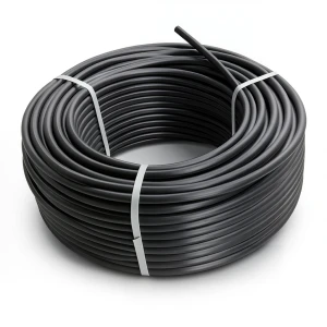 لفة أنابيب HDPE ضغط 6 بار PE 100 قطر خارجي 50 مم SDR 26 لون اسود