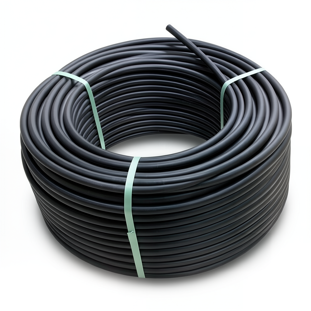 لفة أنابيب بلاستيك HDPE ضغط 6 بار PE100 قطر خارجي 75 مم SDR 26 لون اسود