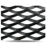 Hot Rolled Black Steel Expanded Metal Mesh Thickness 1.2 mm Width 2.44 m Length 7 m
