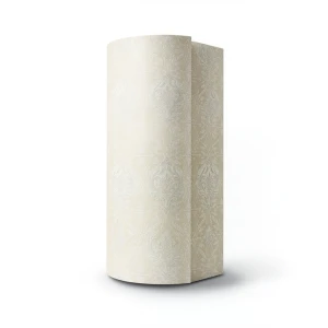 Italian Wallpaper Beige Color Classic Design, Size 10mx1.06m, Model RC19014
