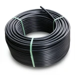 لفة أنابيب HDPE ضغط 6 بار PE 100 قطر خارجي 110 مم SDR 26 لون أسود
