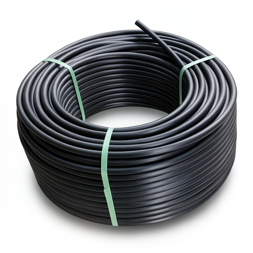 HDPE Coil Pipe Pressure 6 Bar PE 100 Size OD 110 mm SDR 26 Black