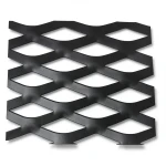 Hot Rolled Black Steel Expanded Metal Mesh Thickness 1.4 mm Width 2.44 m Length 1 m