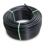 لفة أنابيب بلاستيك HDPE ضغط 6 بار PE100 قطر خارجي 140 مم SDR 26 لون أسود