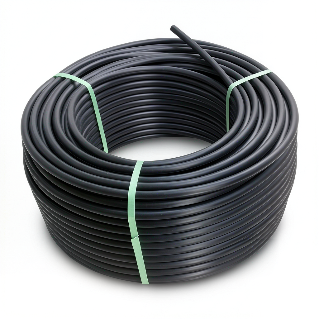 لفة أنابيب بلاستيك HDPE ضغط 6 بار PE100 قطر خارجي 140 مم SDR 26 لون أسود