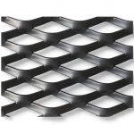 Hot Rolled Black Steel Expanded Metal Mesh Thickness 1.4 mm Width 2.44 m Length 1 m