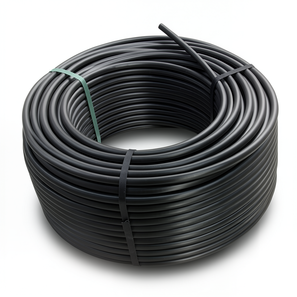 HDPE Coil Pipe Pressure 10 Bar PE 100 Size 32 mm SDR 17 Black