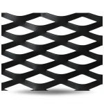 Hot Rolled Black Steel Expanded Metal Mesh Thickness 1.4 mm Width 2.44 m Length 2 m