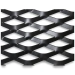 Hot Rolled Black Steel Expanded Metal Mesh Thickness 1.4 mm Width 2.44 m Length 3 m