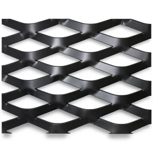 Hot Rolled Black Steel Expanded Metal Mesh Thickness 1.4 mm Width 2.44 m Length 3 m