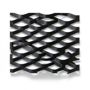 Hot Rolled Black Steel Expanded Metal Mesh Thickness 1.2 mm Width 2.44 m Length 5 m