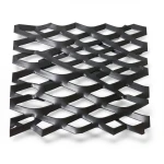 Hot Rolled Black Steel Expanded Metal Mesh Thickness 1.4 mm Width 2.44 m Length 6 m