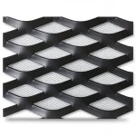 Hot Rolled Black Steel Expanded Metal Mesh Thickness 1.4 mm Width 2.44 m Length 6 m