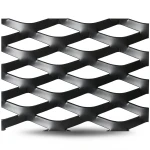 Hot Rolled Black Steel Expanded Metal Mesh Thickness 1.4 mm Width 2.44 m Length 7 m