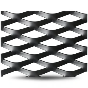 Hot Rolled Black Steel Expanded Metal Mesh Thickness 1.4 mm Width 2.44 m Length 7 m