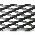 Hot Rolled Black Steel Expanded Metal Mesh Thickness 1.4 mm Width 2.44 m Length 7 m