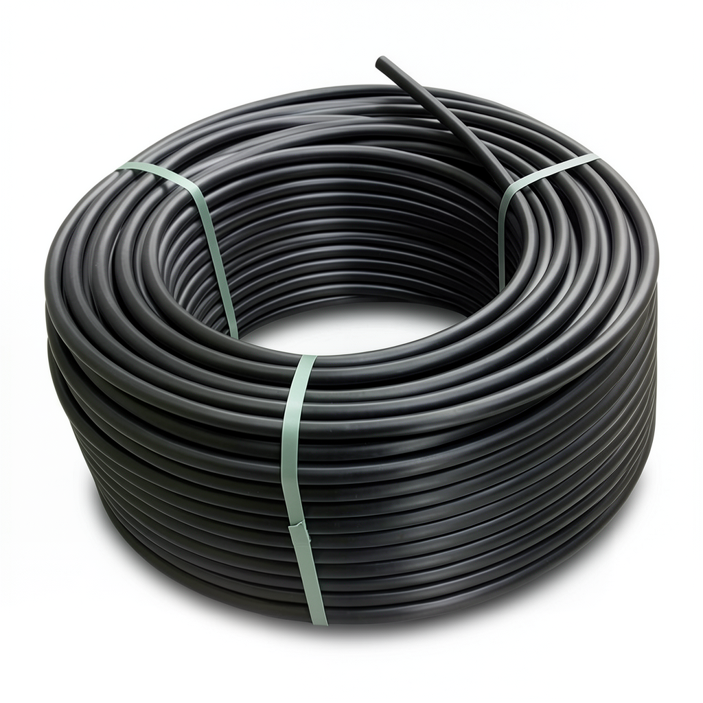 لفة أنابيب بلاستيك HDPE ضغط 6 بار PE100 قطر خارجي 140 مم SDR 26 لون أسود