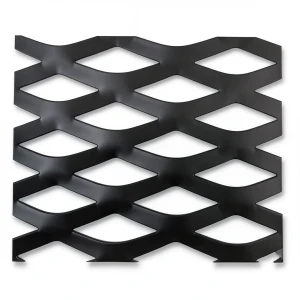 Hot Rolled Black Steel Expanded Metal Mesh Thickness 1.2 mm Width 2.44 m Length 7 m