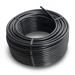 لفة أنابيب HDPE ضغط 10 بار PE 100 قطر خارجي 32 مم SDR 17 لون أسود