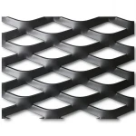 Hot Rolled Black Steel Expanded Metal Mesh Thickness 1.5 mm Width 2.44 m Length 2 m
