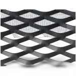 Hot Rolled Black Steel Expanded Metal Mesh Thickness 1.4 mm Width 2.44 m Length 2 m