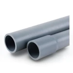 مواسير UPVC ضغط 10 بار قطر خارجي 140 مم سمك 6.70 مم لون رمادي