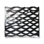 Hot Rolled Black Steel Expanded Metal Mesh Thickness 1.4 mm Width 2.44 m Length 3 m